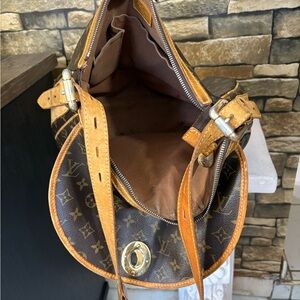 Brown Monogram Shoulder Bag